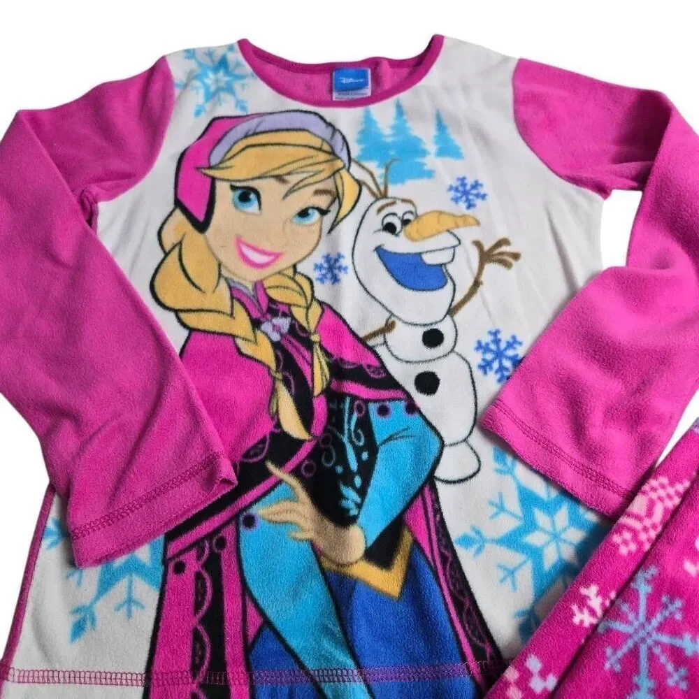 Disney Frozen Anna Olaf Pajamas M7/8